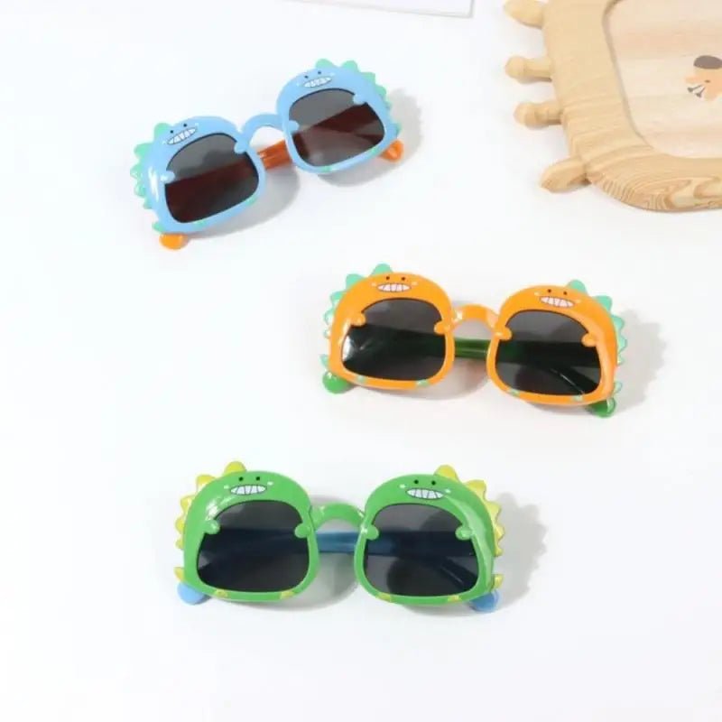 Dino Sun Squad: Cartoon Dinosaur Sunglasses