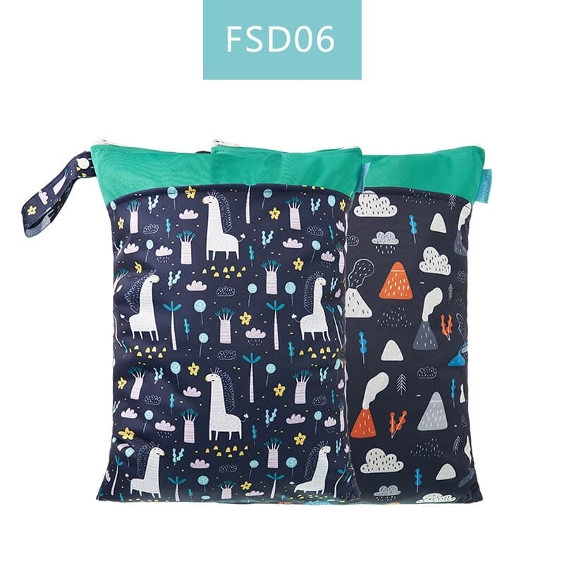 Double the Functionality: Waterproof Washable Baby Cloth Diaper Nappy Bags ā Your Travel Essential! - The Little Big Store
