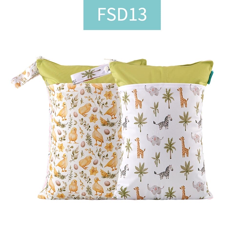 Double the Functionality: Waterproof Washable Baby Cloth Diaper Nappy Bags ā Your Travel Essential! - The Little Big Store