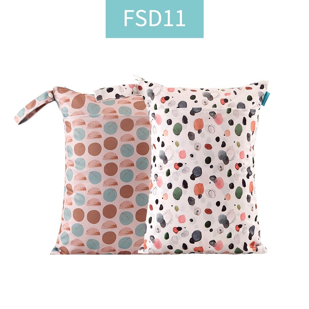 Double the Functionality: Waterproof Washable Baby Cloth Diaper Nappy Bags ā Your Travel Essential! - The Little Big Store