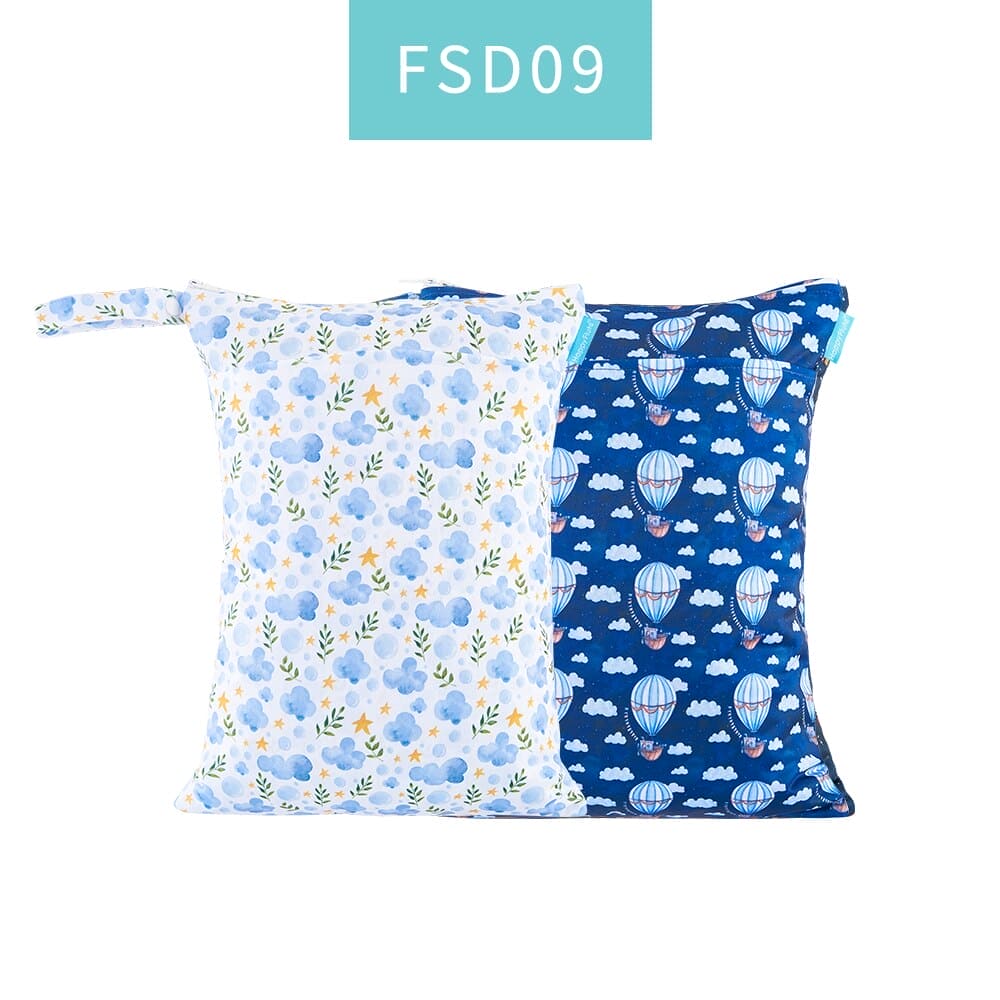 Double the Functionality: Waterproof Washable Baby Cloth Diaper Nappy Bags ā Your Travel Essential! - The Little Big Store