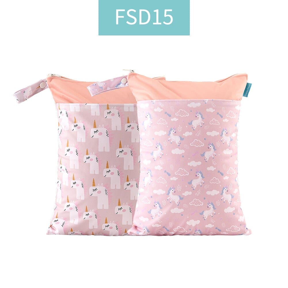 Double the Functionality: Waterproof Washable Baby Cloth Diaper Nappy Bags ā Your Travel Essential! - The Little Big Store