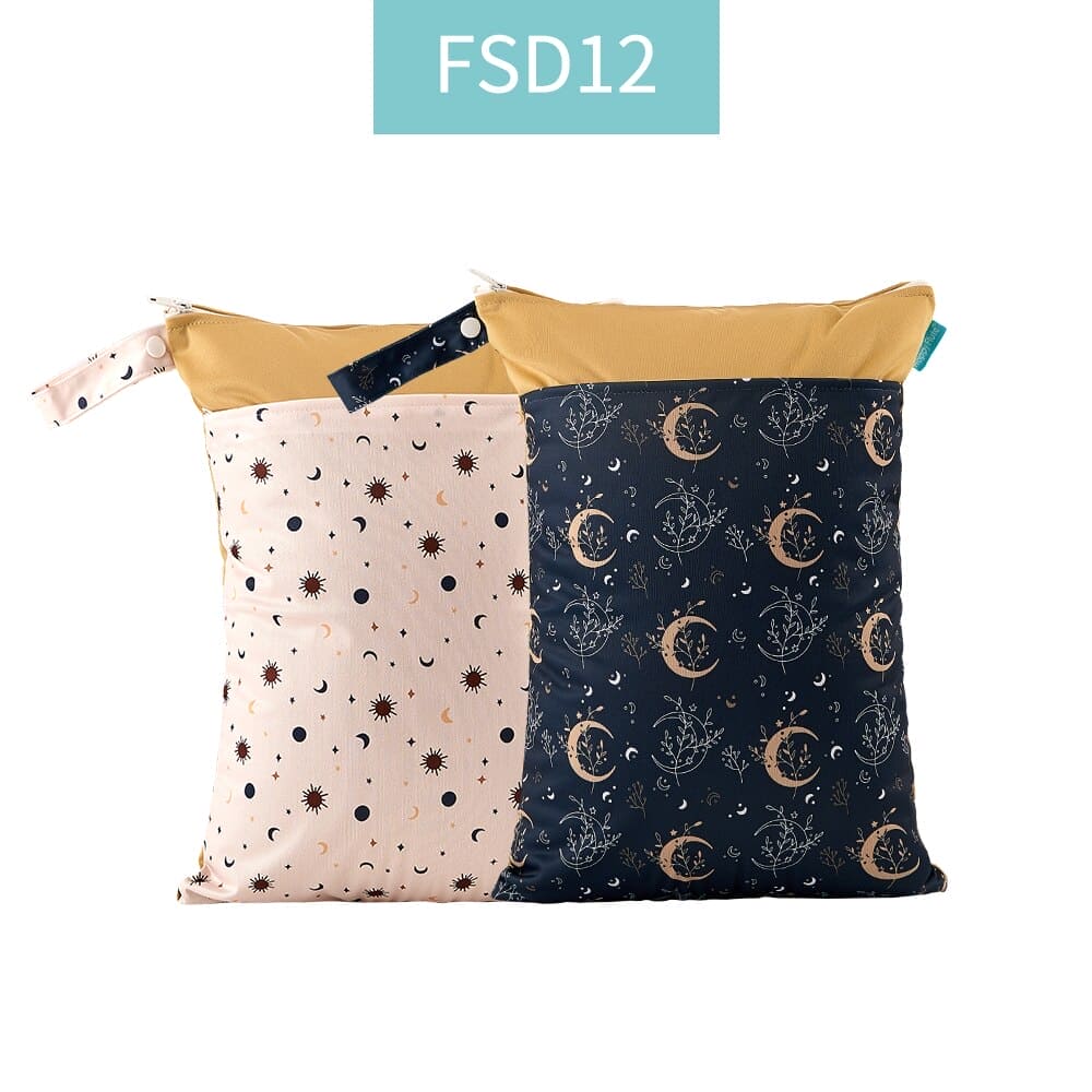 Double the Functionality: Waterproof Washable Baby Cloth Diaper Nappy Bags ā Your Travel Essential! - The Little Big Store