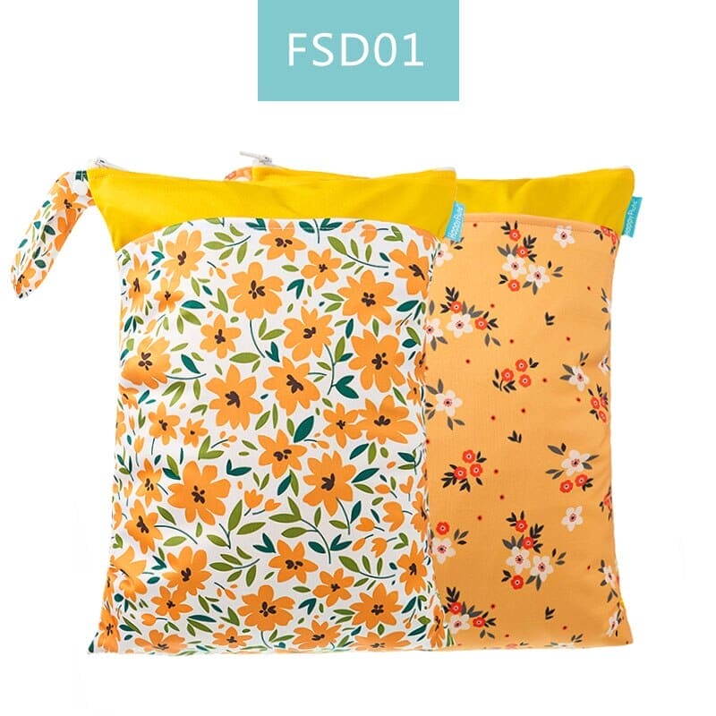 Double the Functionality: Waterproof Washable Baby Cloth Diaper Nappy Bags ā Your Travel Essential! - The Little Big Store