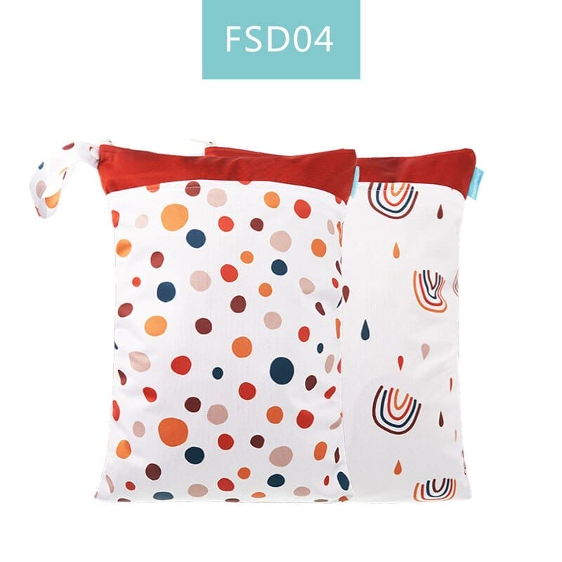 Double the Functionality: Waterproof Washable Baby Cloth Diaper Nappy Bags ā Your Travel Essential! - The Little Big Store
