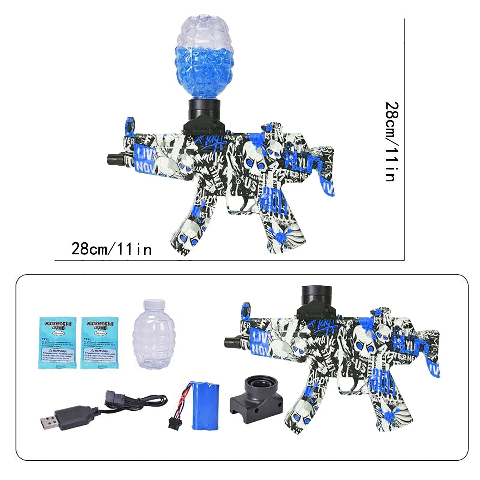 🔫 BlastTech™ Electric Gel Ball Blaster – Power Up Your Playtime! ⚡🎯