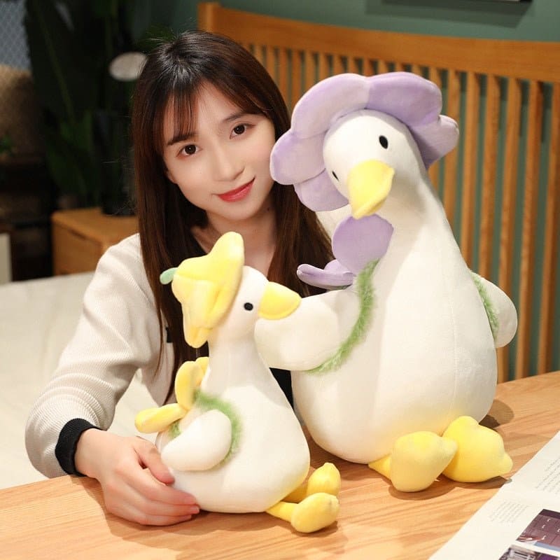 Fluffy Duck Plush Toy - The Little Big Store