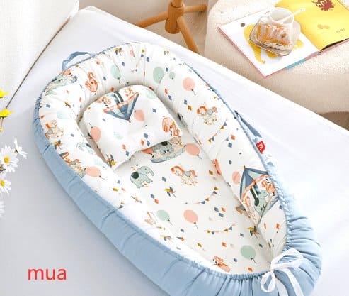 🍼 Fold 'n Go™ – Portable Baby Nest for Cozy Comfort Anywhere ✨👶