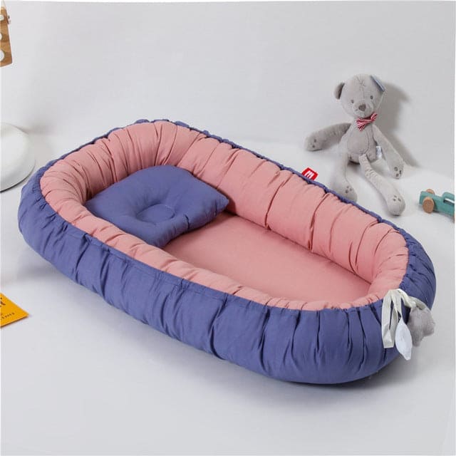 🍼 Fold 'n Go™ – Portable Baby Nest for Cozy Comfort Anywhere ✨👶