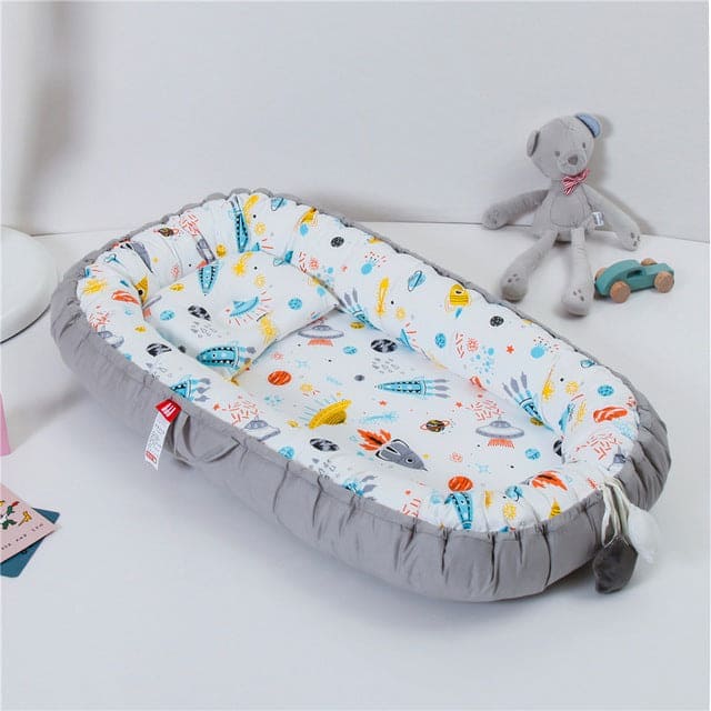 🍼 Fold 'n Go™ – Portable Baby Nest for Cozy Comfort Anywhere ✨👶