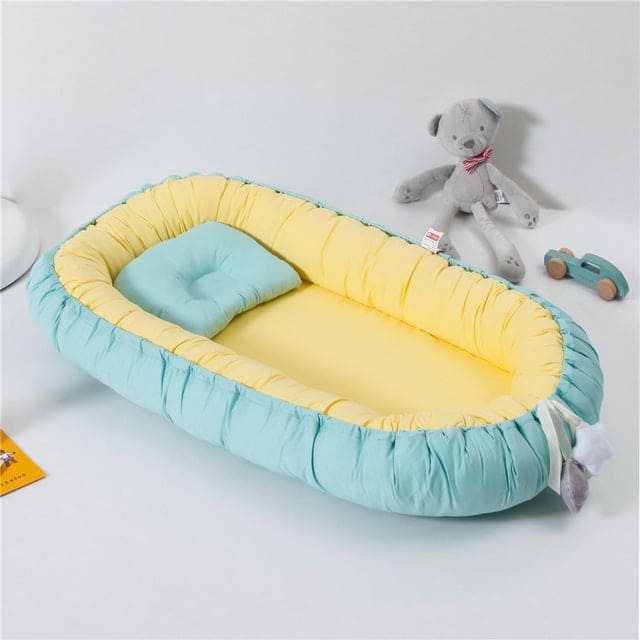 🍼 Fold 'n Go™ – Portable Baby Nest for Cozy Comfort Anywhere ✨👶