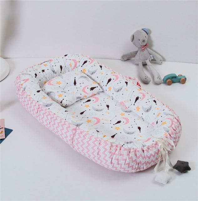 🍼 Fold 'n Go™ – Portable Baby Nest for Cozy Comfort Anywhere ✨👶
