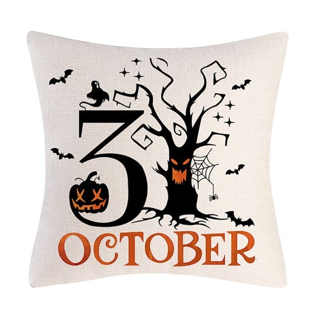 Frightfully Fun: Halloween Cushion Cover for Spooky Home Decor - The Little Big Store