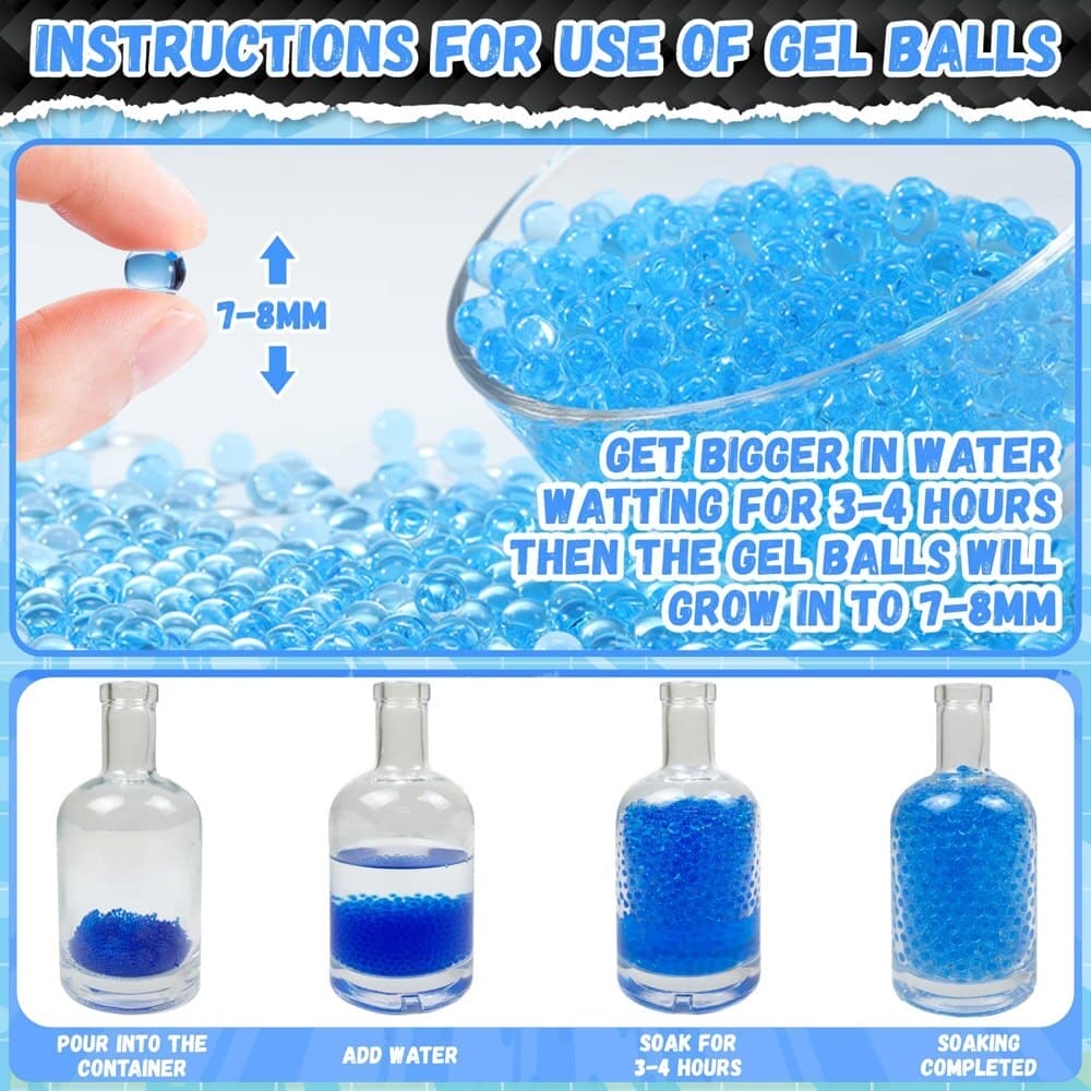 Gel Fury: Ball Blaster Shooter Toy for Ultimate Fun!