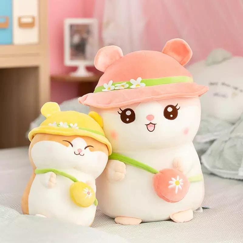 🧸💕 HamstaHug™: Giant Kawaii Hamster Plush Toy for Snuggles & Smiles! 🐹💖