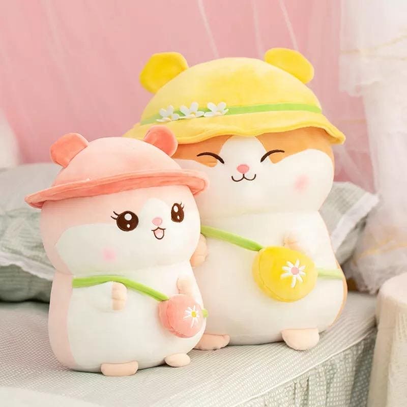 🧸💕 HamstaHug™: Giant Kawaii Hamster Plush Toy for Snuggles & Smiles! 🐹💖