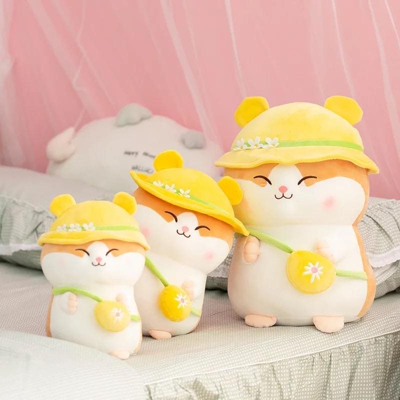 🧸💕 HamstaHug™: Giant Kawaii Hamster Plush Toy for Snuggles & Smiles! 🐹💖