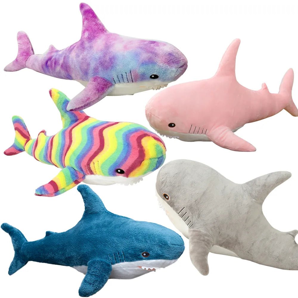 Giant Shark Hug: 140cm of Cuteness! π¦π Perfect Reading Pillow & Birthday Gift for Kids! - The Little Big Store