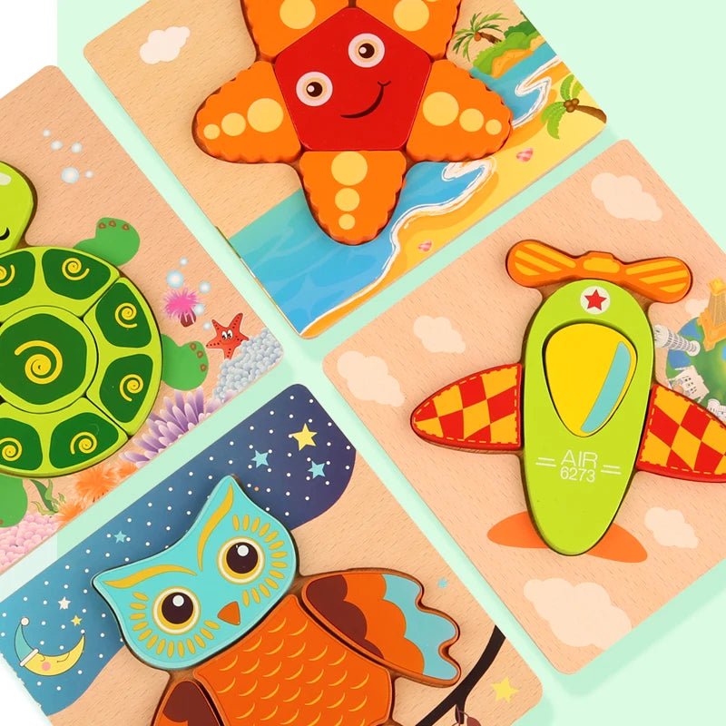 WonderWood™ 3D Animal Traffic Puzzle - The Little Big Store