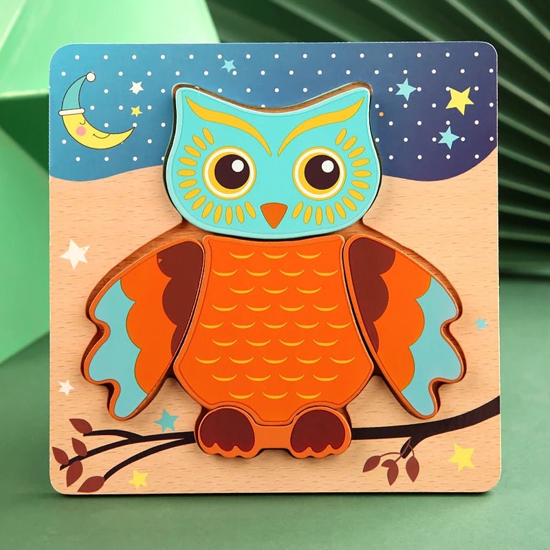 WonderWood™ 3D Animal Traffic Puzzle - The Little Big Store