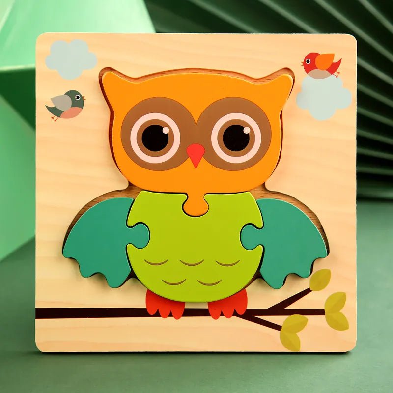 WonderWood™ 3D Animal Traffic Puzzle - The Little Big Store