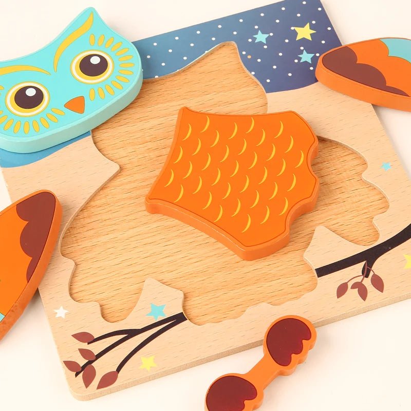 WonderWood™ 3D Animal Traffic Puzzle - The Little Big Store