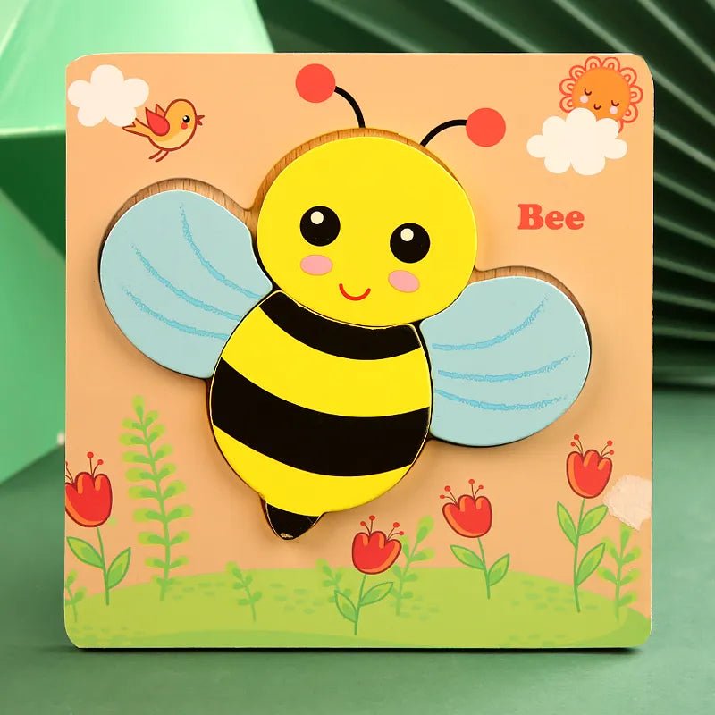 WonderWood™ 3D Animal Traffic Puzzle - The Little Big Store