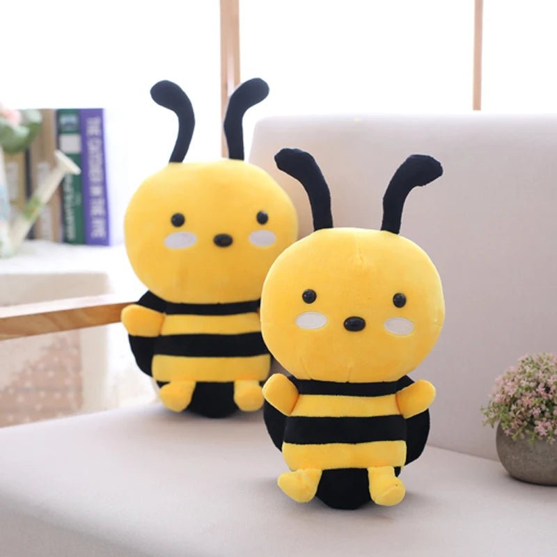 Hot Cute Bee With Wings Plush Toys Lovely Stuffed Animal Dolls For Children Baby Birthday Home Decoration Christmas Gifts - The Little Big Store