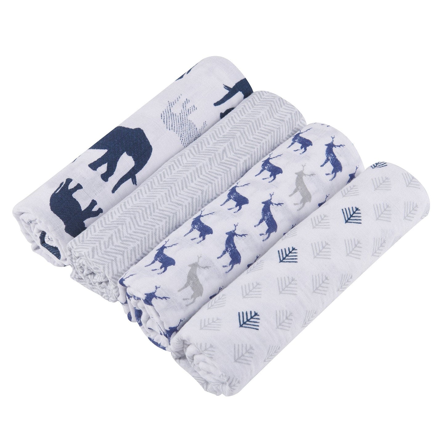 In the Wild Cotton Muslin Swaddle 4PK - The Little Big Store