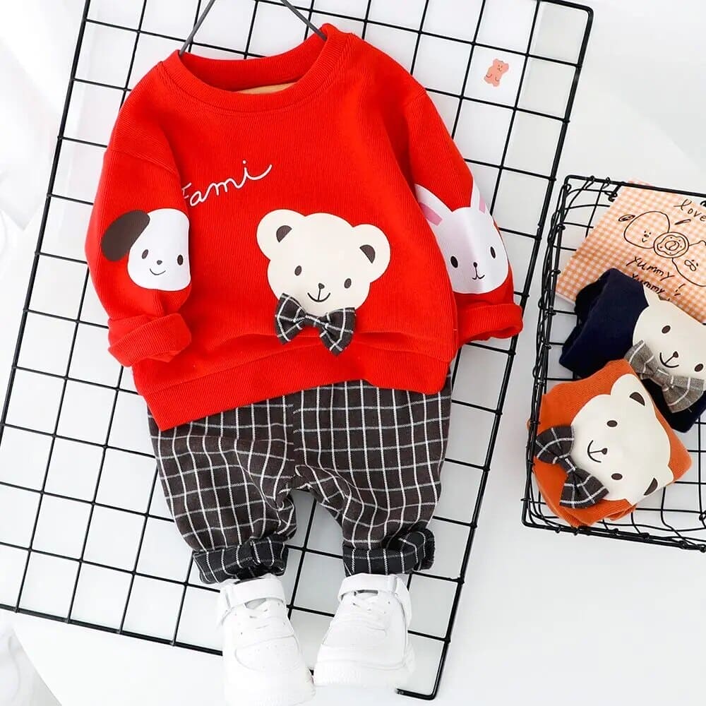 ππΆ JollyTots Delight! Bibicola Baby Boy Outfit Set ππ - The Little Big Store