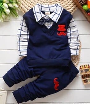 ππΆ JollyTots Delight! Bibicola Baby Boy Outfit Set ππ - The Little Big Store