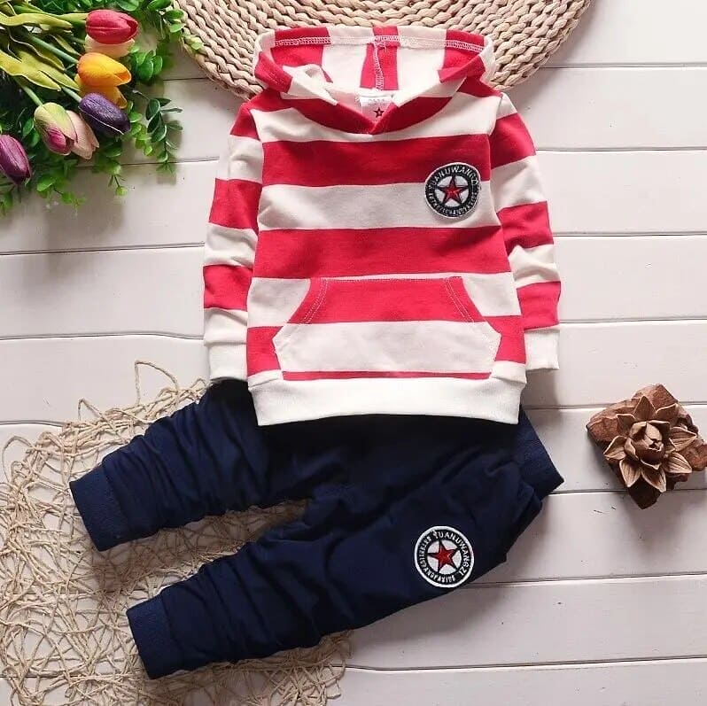 ππΆ JollyTots Delight! Bibicola Baby Boy Outfit Set ππ - The Little Big Store