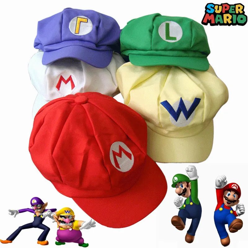 Level Up Your Style: Super Mario Bros Cosplay Hats - Unleash Your Inner Plumber Fun! ππ§’π