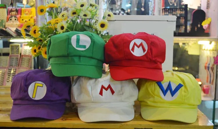 "Level Up Your Style: Super Mario Bros Cosplay Hats - Unleash Your Inner Plumber Fun!" ππ§’π - The Little Big Store