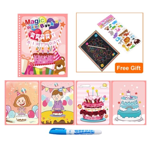 Magic Water Drawing Coloring Book - The Little Big Store