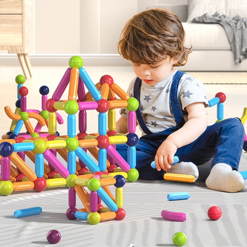 🧲 MagnaBlox™ – Creative Magnetic Building Blocks for Kids 🧒🎨