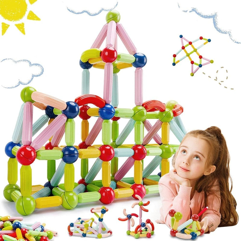 🧲 MagnaBlox™ – Creative Magnetic Building Blocks for Kids 🧒🎨