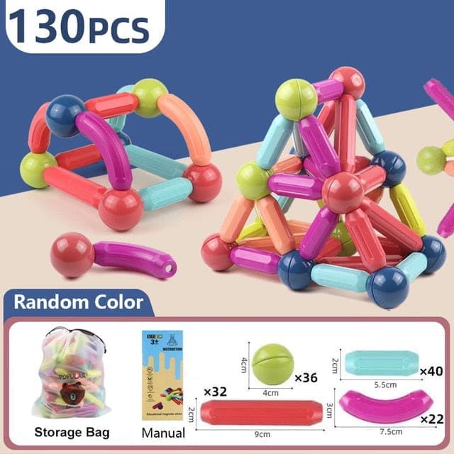 Magnetix Marvels: Magic Magnetic Building Blocks Toy - The Little Big Store