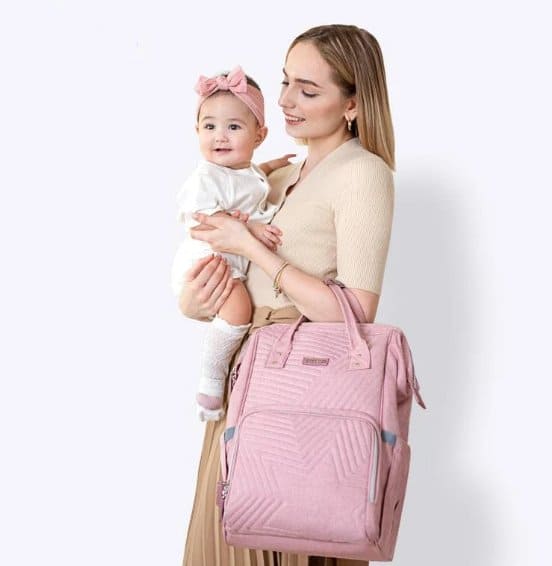 Modern Quilted Diaper Bag Backpack - The Little Big Store