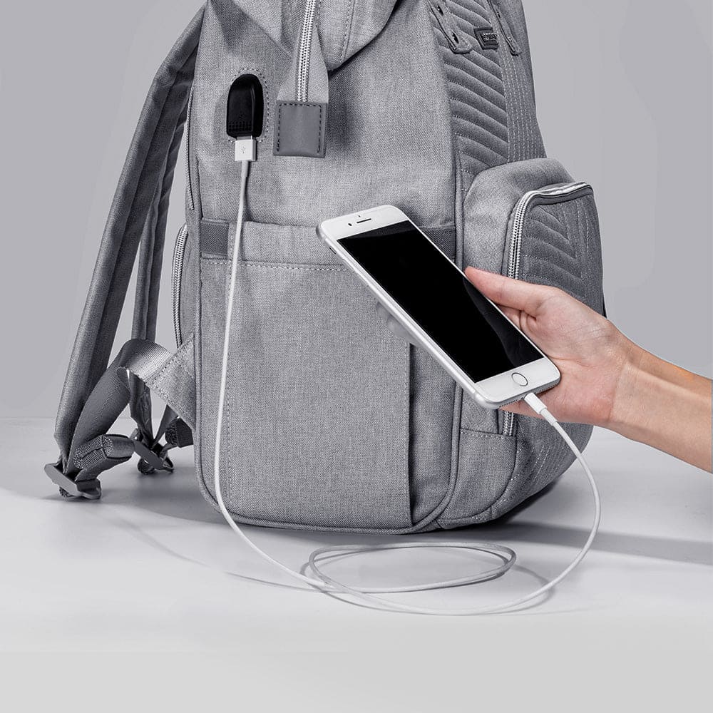 Modern Quilted Diaper Bag Backpack - The Little Big Store