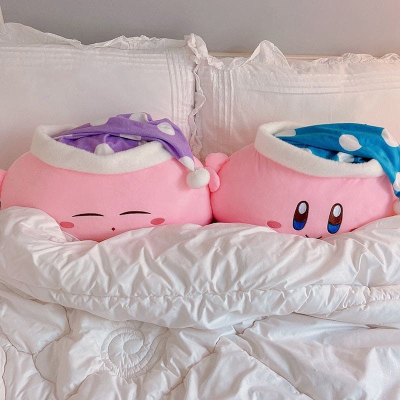Kirby CuddleDream™: Pink Plush Doll with Cozy Pillow Companion 💤✨