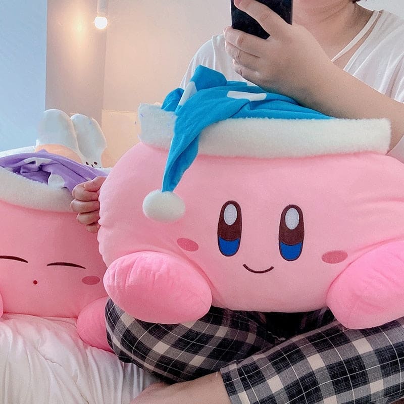 Kirby CuddleDream™: Pink Plush Doll with Cozy Pillow Companion 💤✨