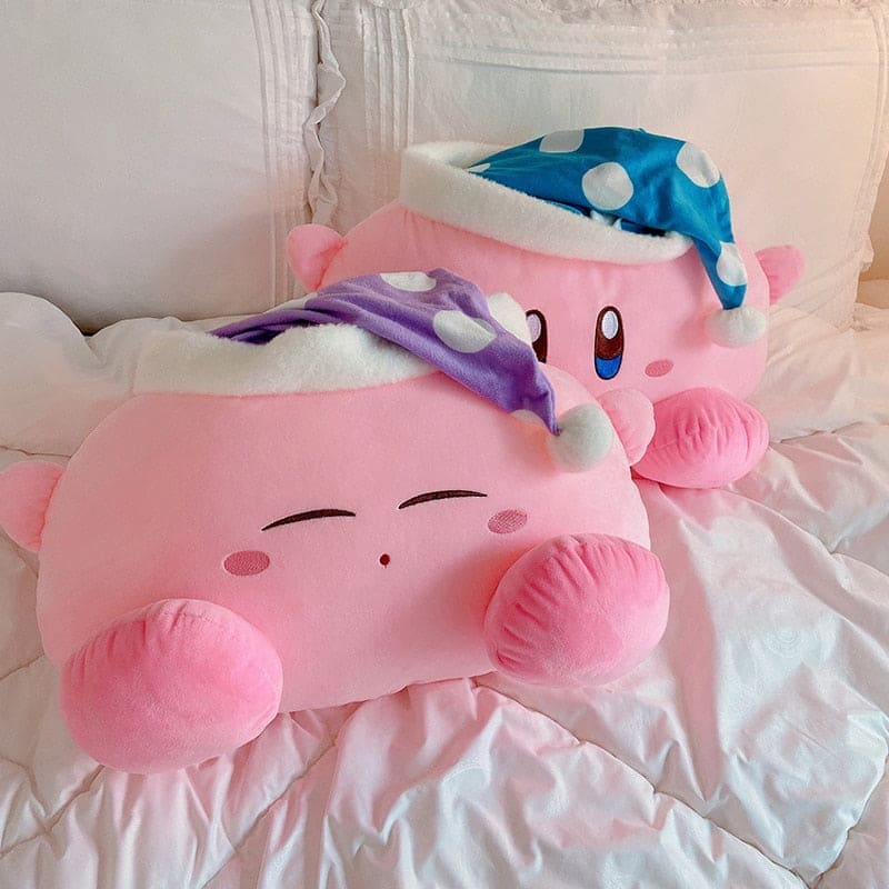 Kirby CuddleDream™: Pink Plush Doll with Cozy Pillow Companion 💤✨