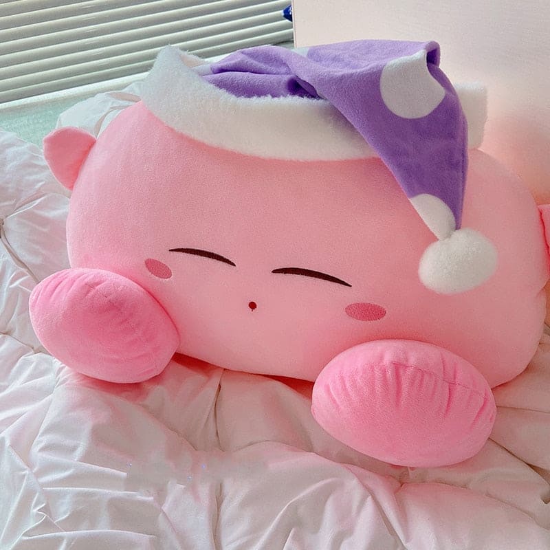 Kirby CuddleDream™: Pink Plush Doll with Cozy Pillow Companion 💤✨