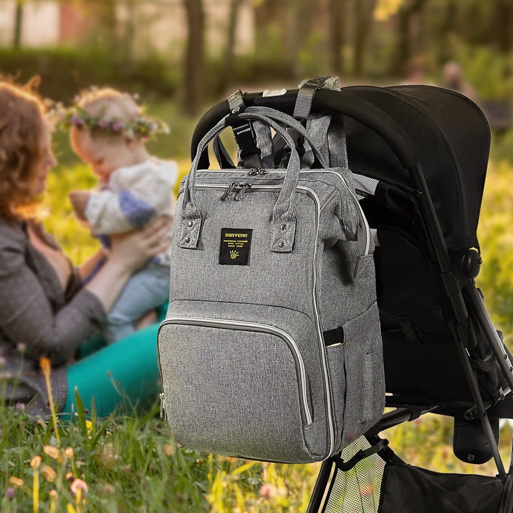 Primary Core Pocket Open Wide Diaper Backpack - The Little Big Store