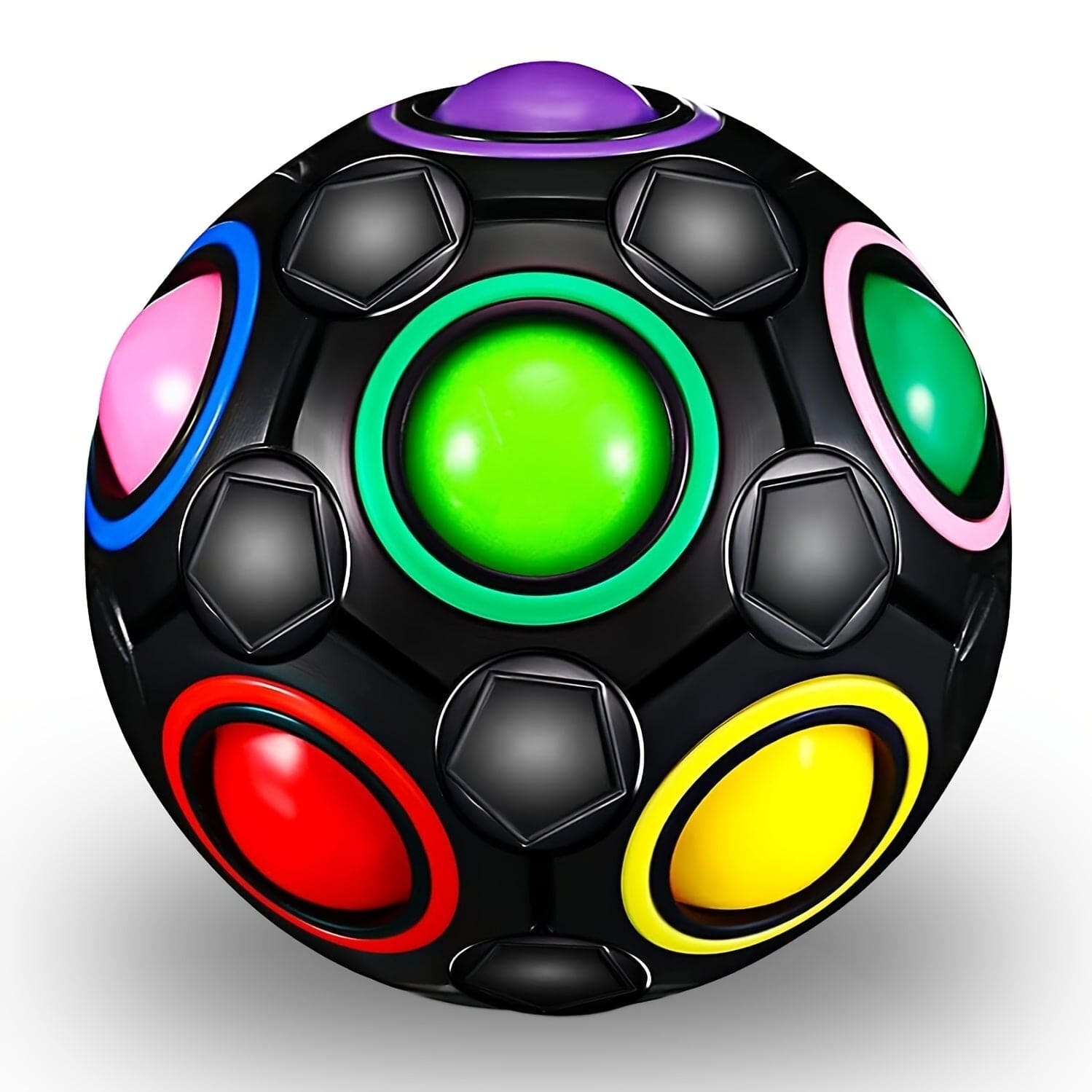Rainbow Puzzle Ball: Fidget Fun for All Ages! ππ§© Perfect Gift for Kids, Teens, and Adults! πβ¨