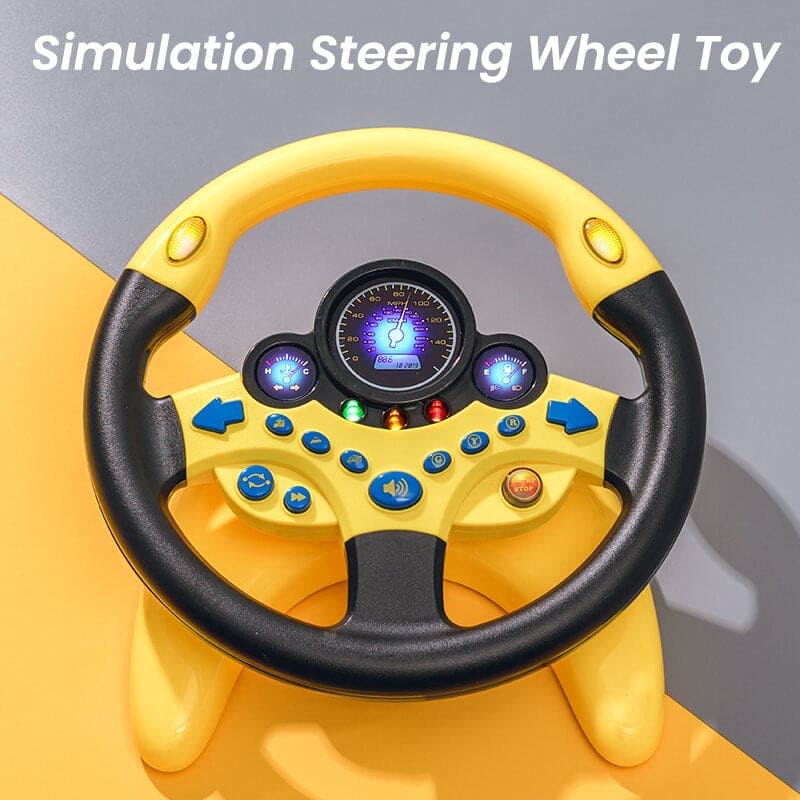 Revved Up Fun: Simulation Steering Wheel Toy