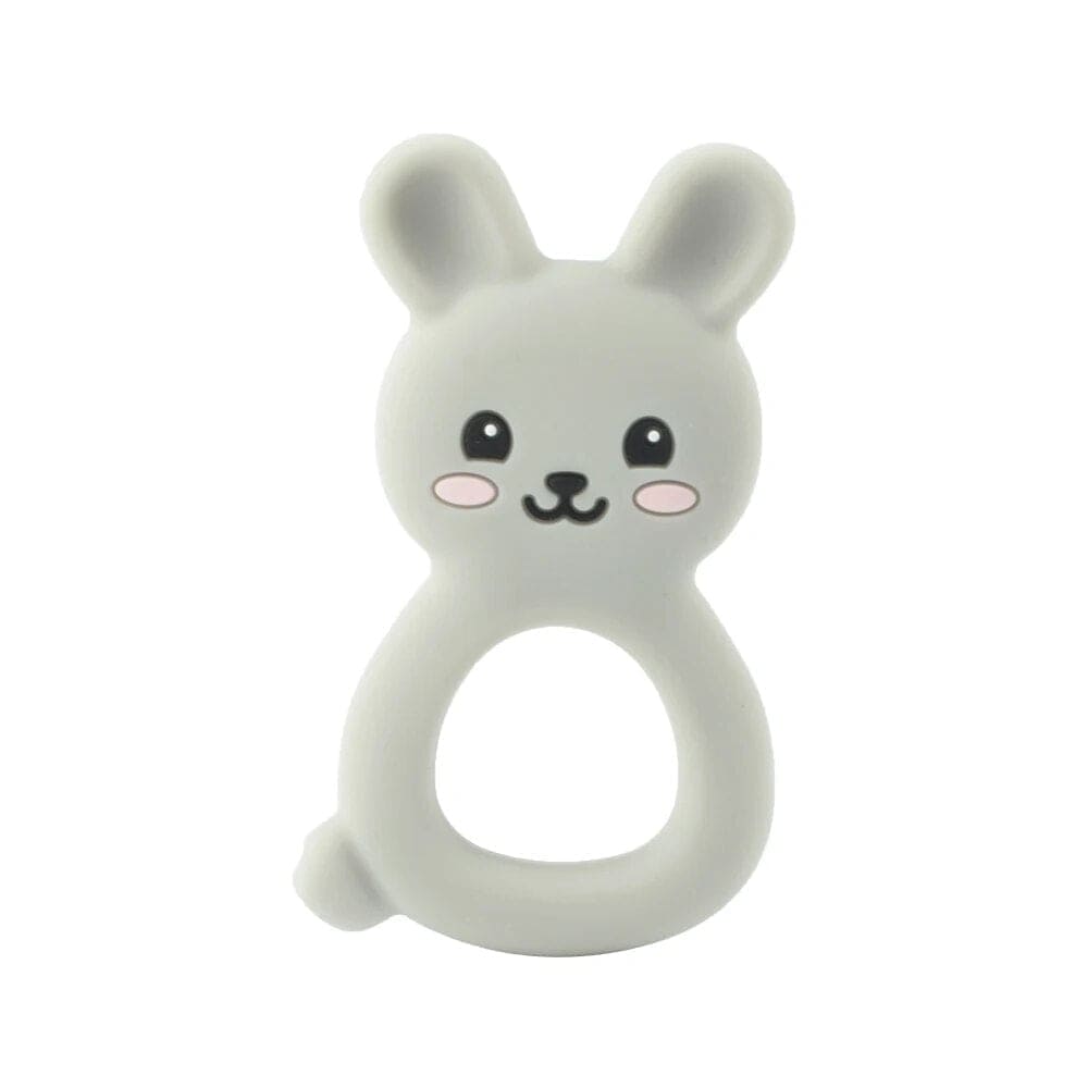 Silicone Giraffe Baby Teether: The Perfect Animal Teething Toy for Newborns - Care, Comfort, and Fun in One! - The Little Big Store