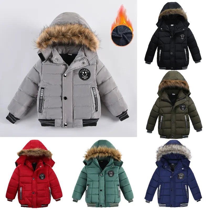Snug Style Alert: Winter Warmth Unleashed! Zip into Fashion with our Baby Boys Jacket - The Ultimate Birthday Gift in Kids Fashion! 🧥❄️🎁 - The Little Big Store