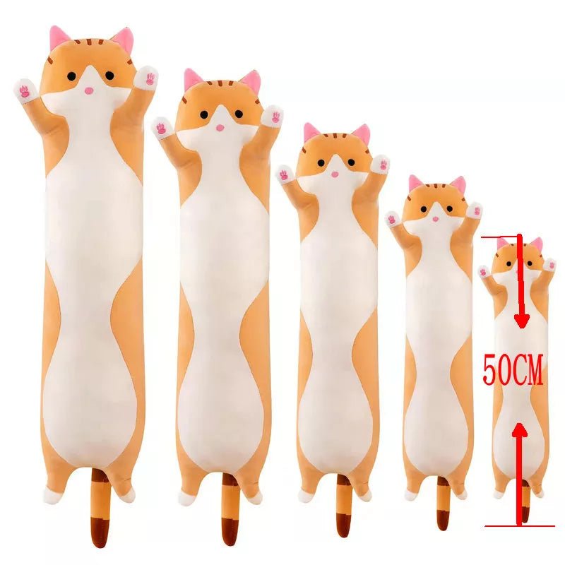 Snuggle Up with Cuteness: New Arrive 50cm Cute Soft Long Cat Boyfriend Plush Toy